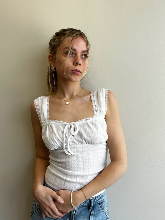 KALI TIE FRONT TANK TOP