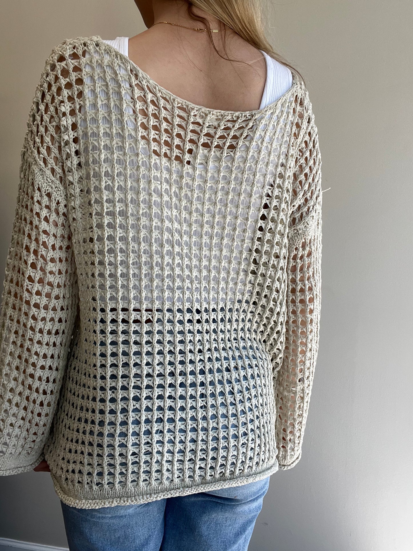 BECKY CROCHET SWEATER