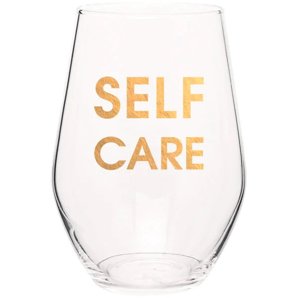 SELF CARE WINE GLASS
