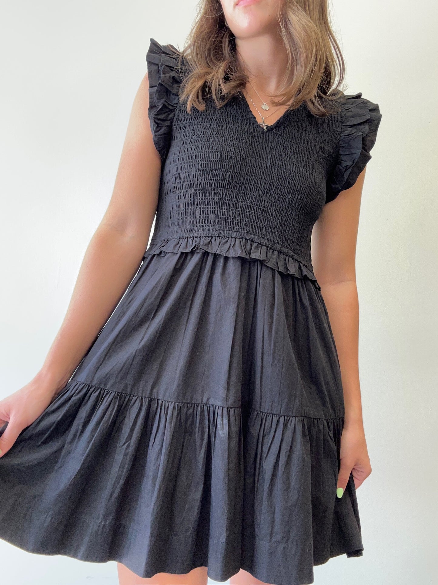 BROOKLYN RUFFLE DRESS
