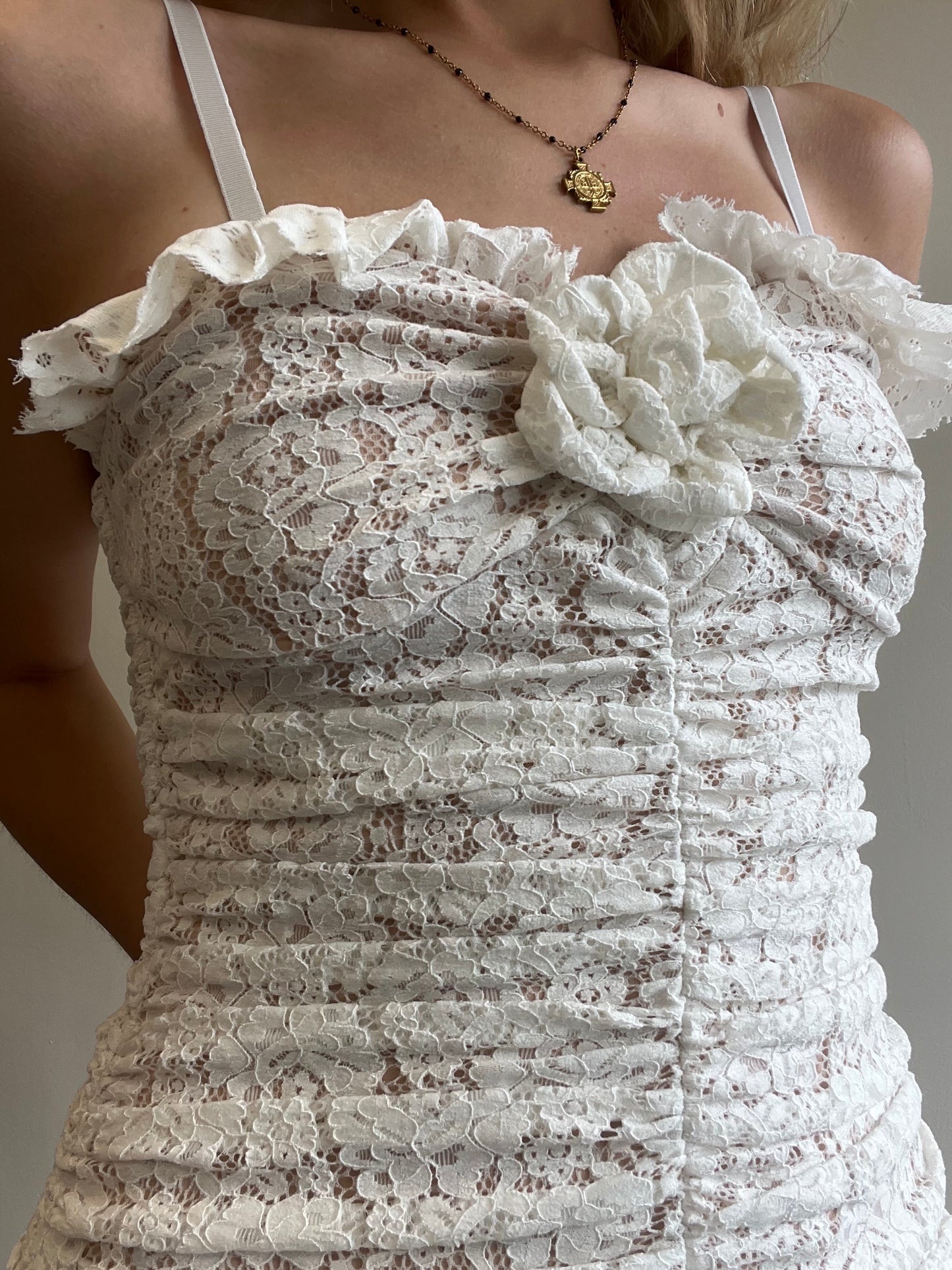 ROSETTE MINI DRESS
