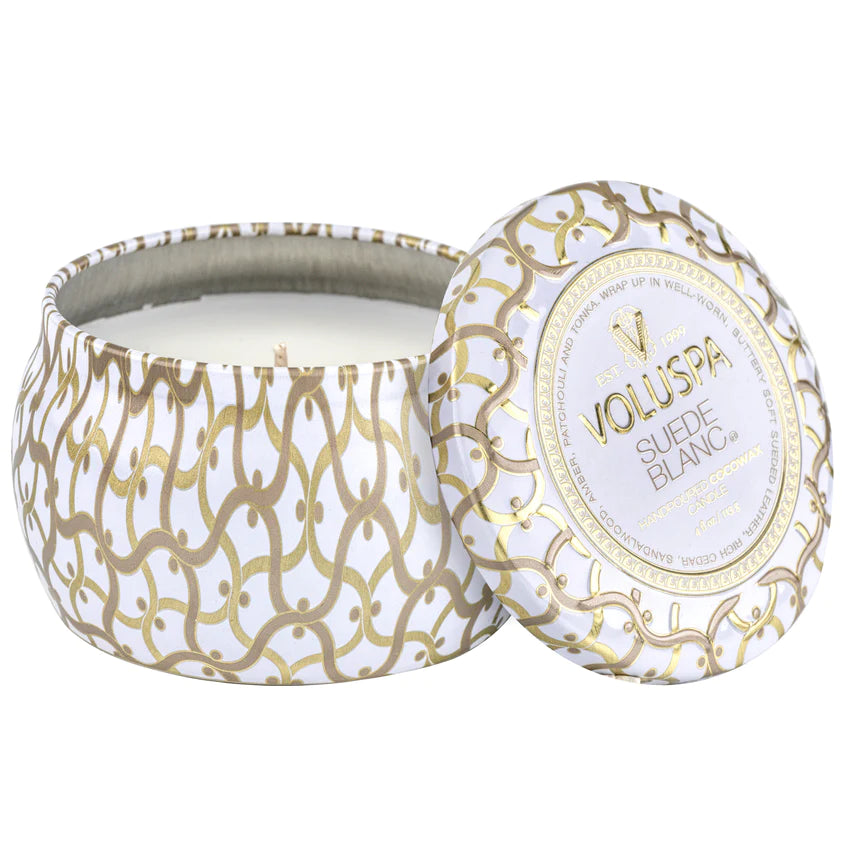 SUEDE BLANC MINI TIN