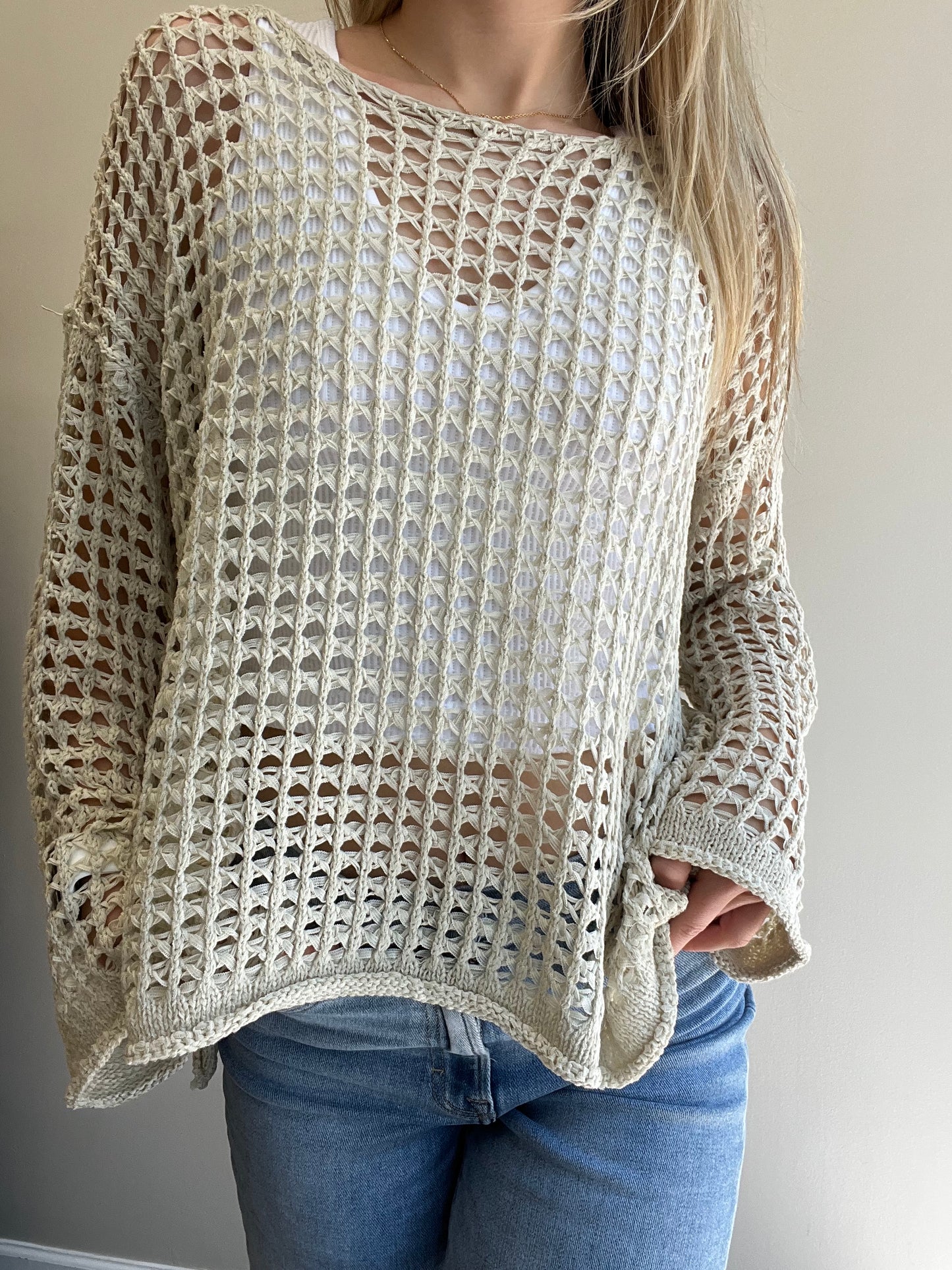 BECKY CROCHET SWEATER