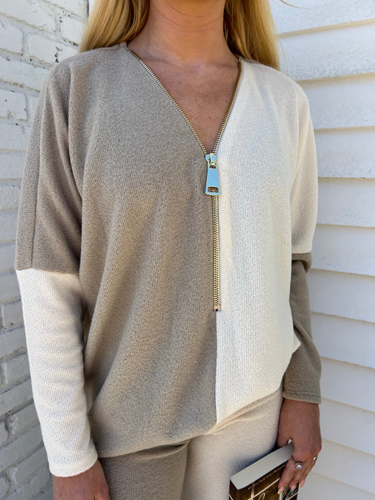 MIRANDA COLOR BLOCK TOP
