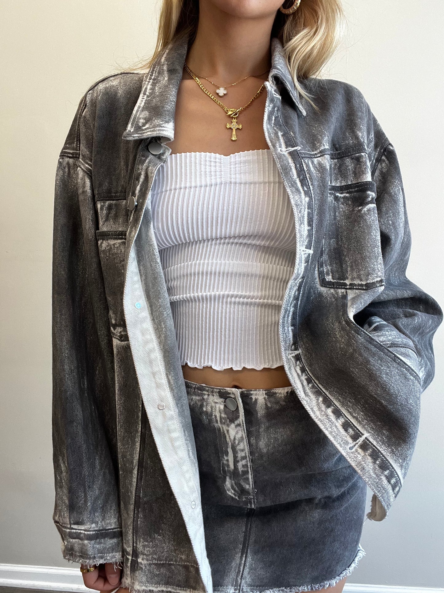 VINTAGE WASHED OVERSIZED JACKET