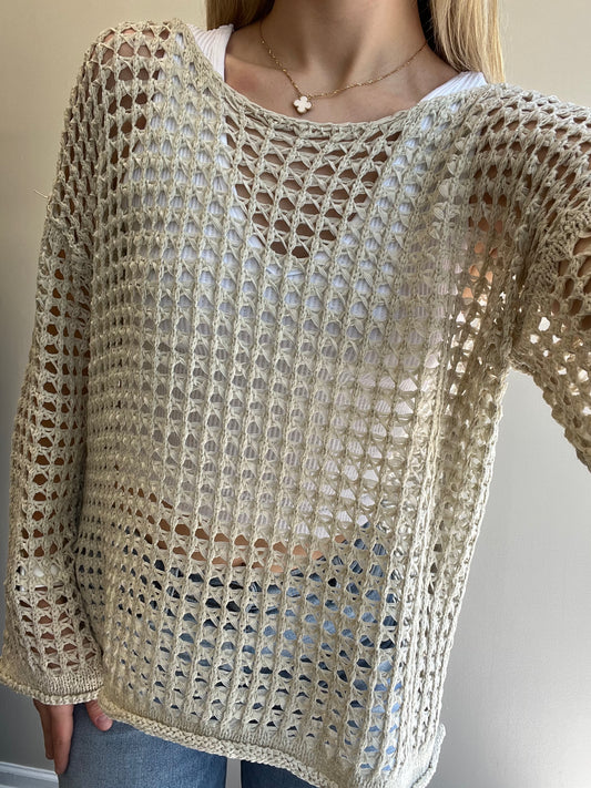 BECKY CROCHET SWEATER