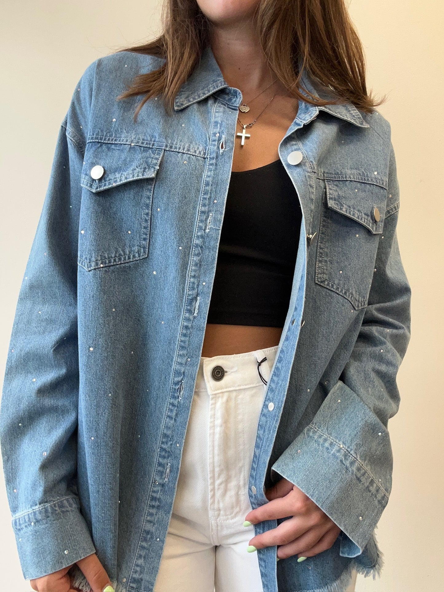 OVERSIZED DENIM SHACKET