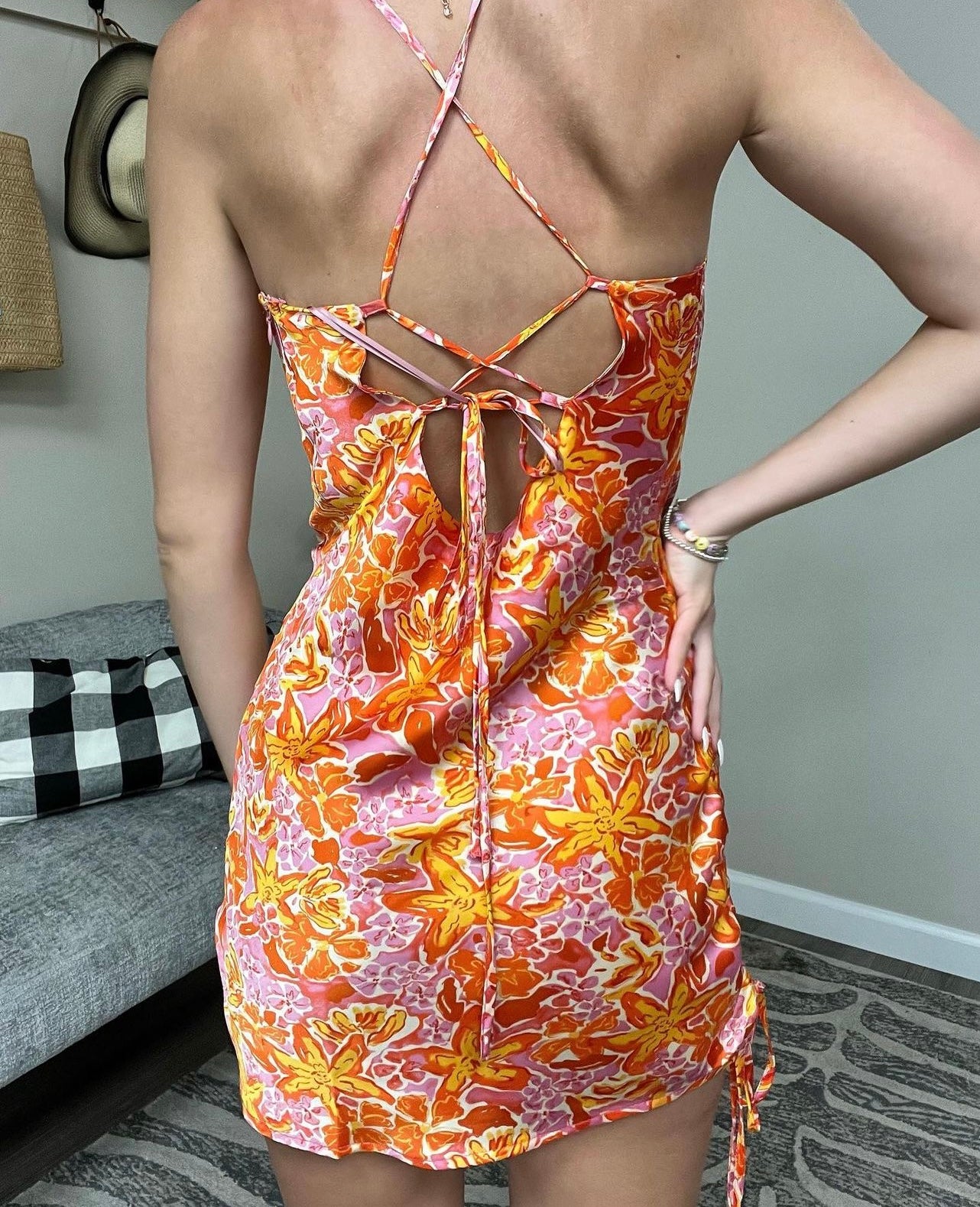 GOLDEN STARFISH MINI DRESS