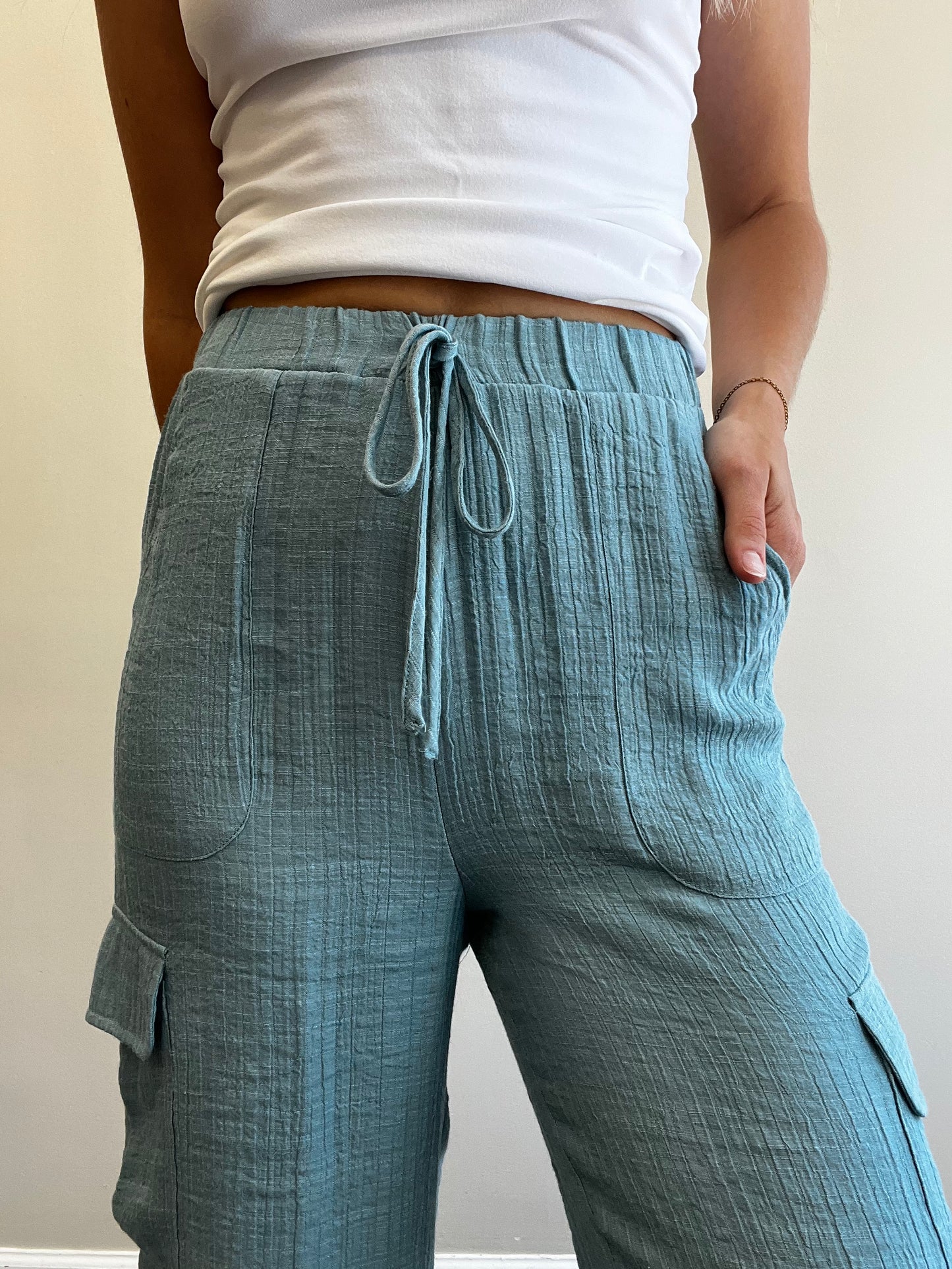 STRAIGHT LEG CARGO PANTS