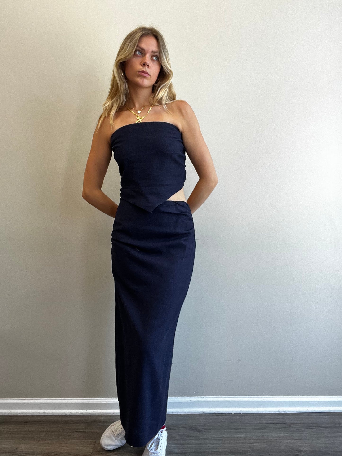 JACQUELINE LINEN SKIRT