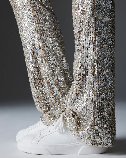 CITRINE SEQUIN PANTS