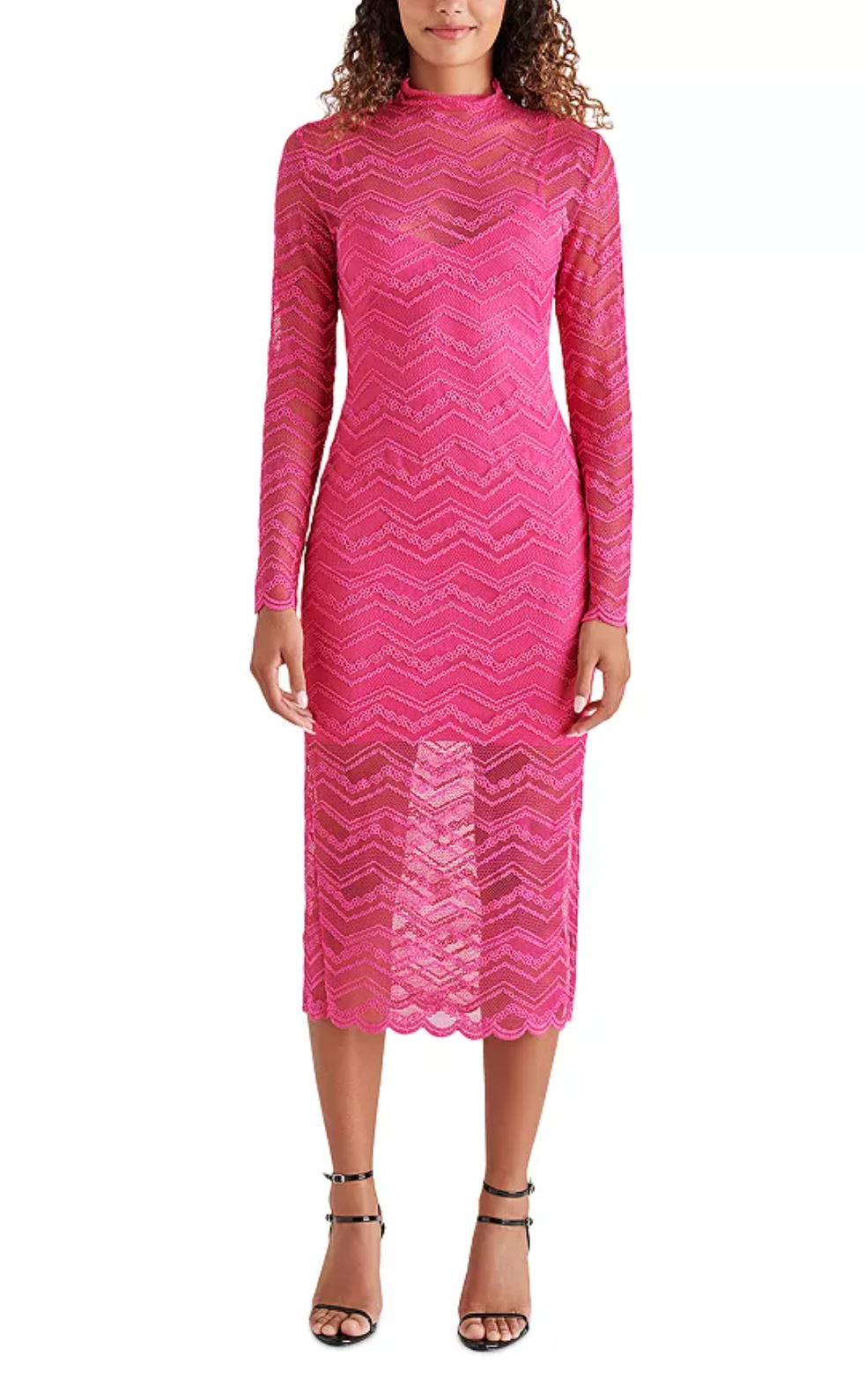 VIVIENNE LACE MESH DRESS