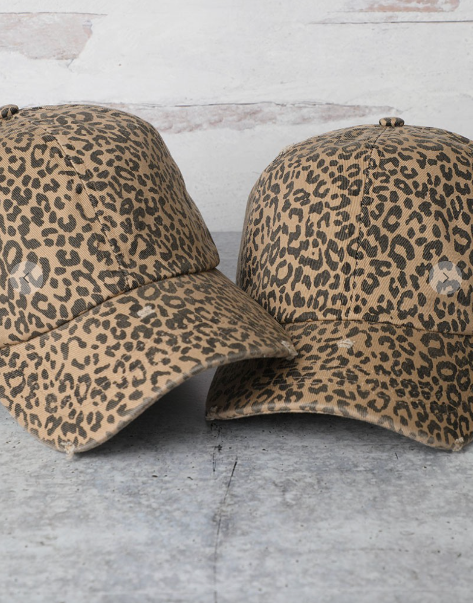 LEOPARD BASEBALL HAT