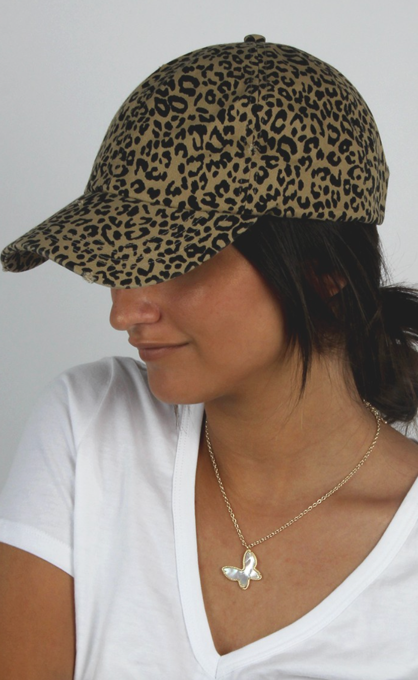 LEOPARD BASEBALL HAT