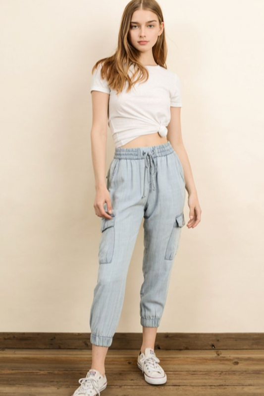 WASHED CARGO JOGGERS
