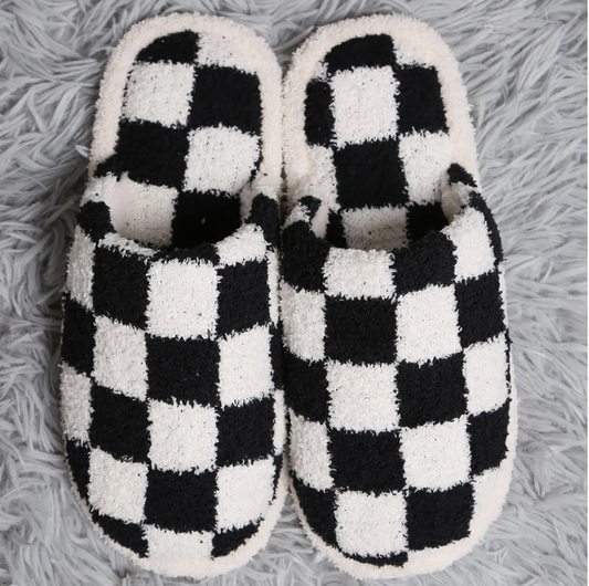 Checkerboard Slippers