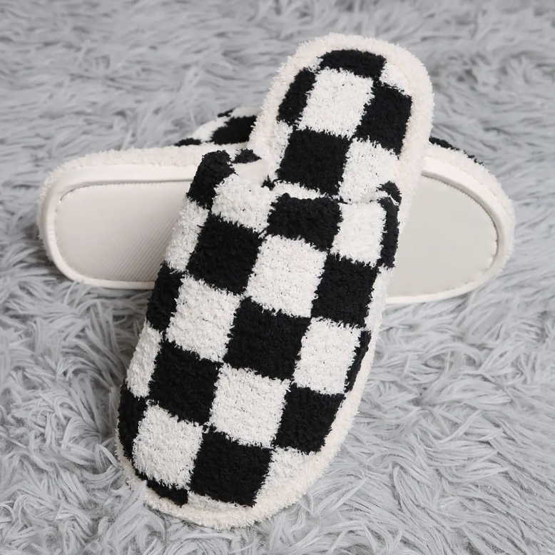 Checkerboard Slippers