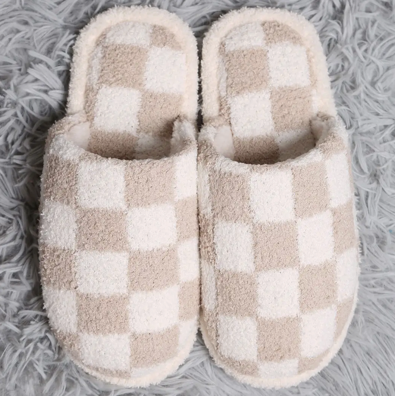Checkerboard Slippers