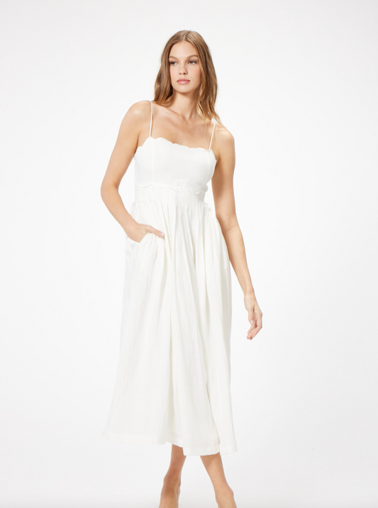 CLOUD LACE UP DRESS